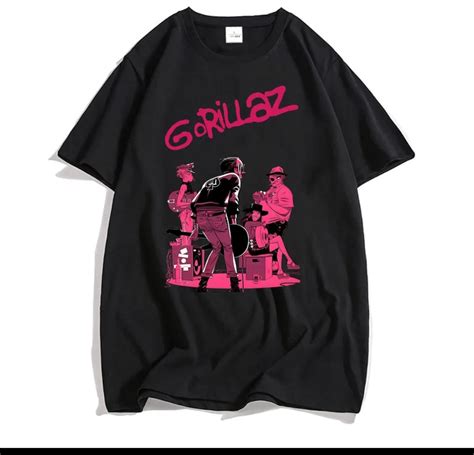 Gorillaz T Shirt UK Rock Band Gorillazs Tshirt venduto da Pavel Pro ...