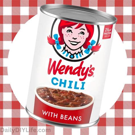 Wendy's Chili Can