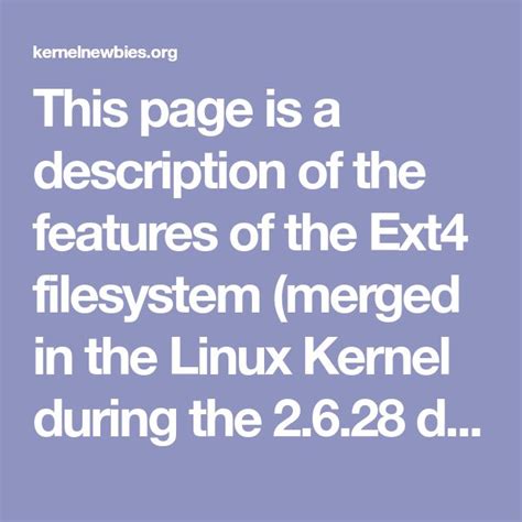 Image result for Ext4 File System