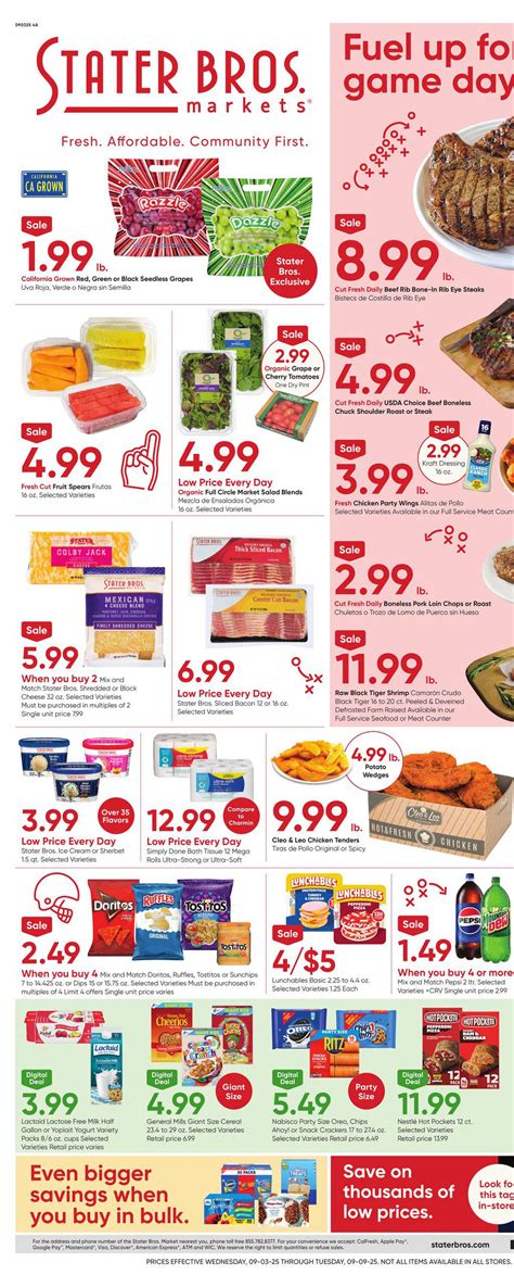 Stater Bros Ad Flyer September 3 - 9, 2025 | WeeklyAds2