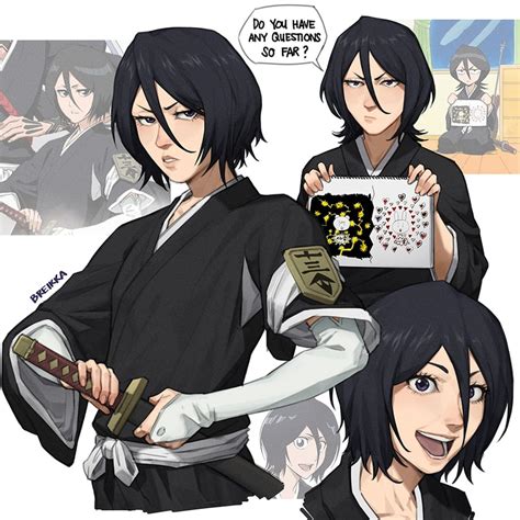 kuchiki rukia (bleach) drawn by breikka | Danbooru