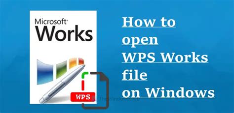 Image result for Open WPS Files without Works