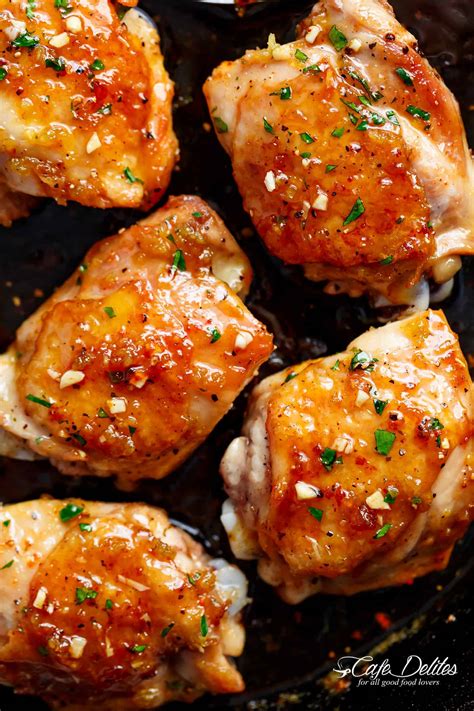 Garlic Honey Chicken Thighs at Aiden Ligar blog