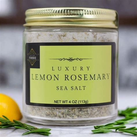 Lemon Rosemary Sea Salt - Fabulous Foodie