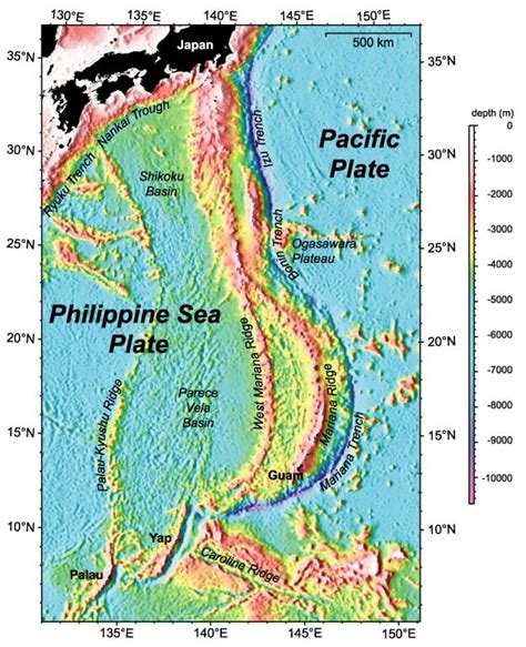 विश्व की महत्वपूर्ण खाइयाँ/गर्त (Important Trenches of the World)