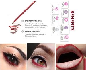 Neycare WATER PROF & LONG LASTING KAJAL PENCIL RED - Price in India ...