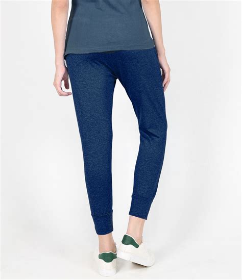 Blue Texture Tapered Fit Joggers - Yogue Activewear