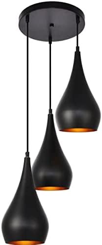 Buy Keyplus Plain 3 Light Cluster Hanging Light Ceiling Pendant Lamp ...