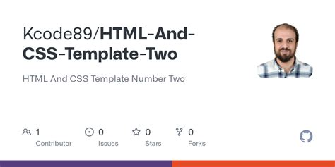 Image result for GitHub HTML CSS Templates