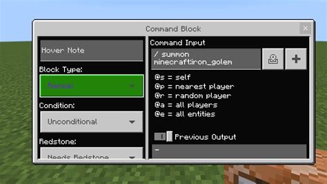 Iron Man Command Block Code 的图像结果