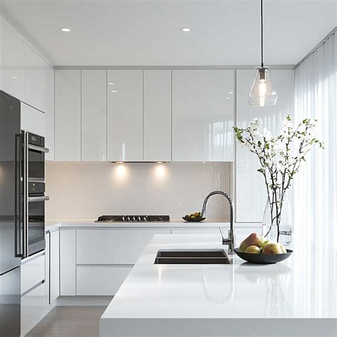 10+ Elegant Luxury Modern Kitchen Designs in Timeless White • 333k ...