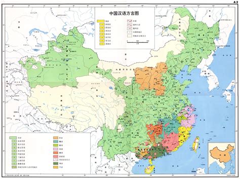 China - Carte linguistique / Linguistic map