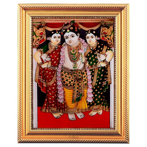Glass Painting - Bama & Rukmani Krishna – RANI ARTS & TEAK