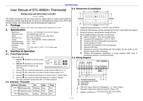 Image result for STC 8080A Temperature Function Code List