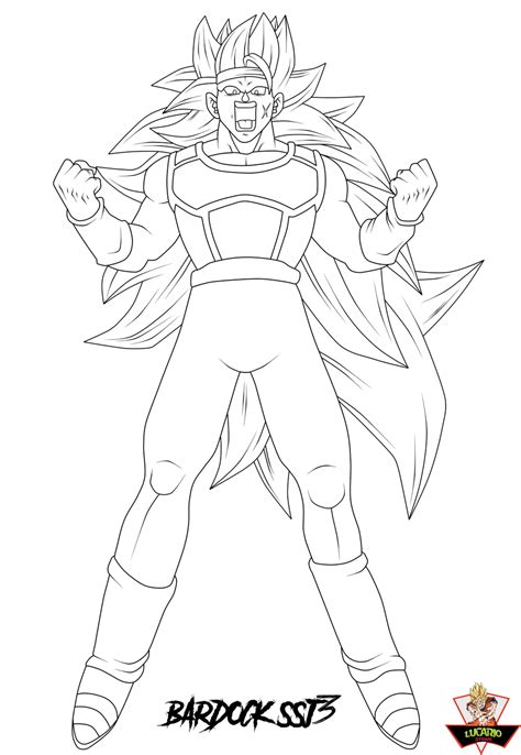 Bardock Coloring Pages