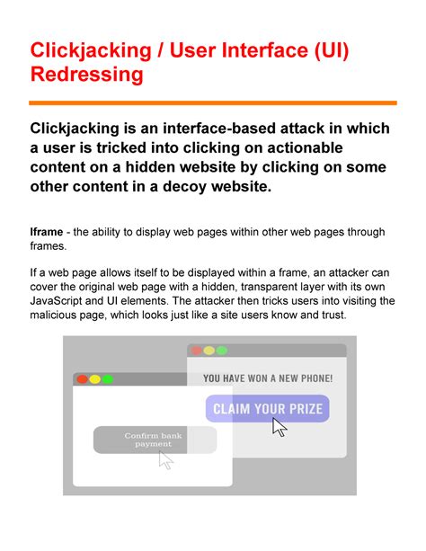 Image result for Clickjacking Attack Images