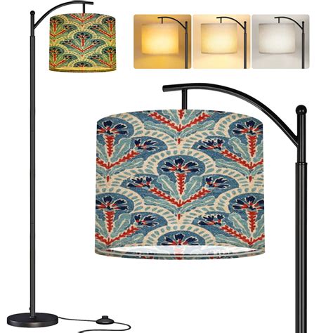 Arc Floor Lamp Seamless bohemian Grunge vintage texture Ornament for ...