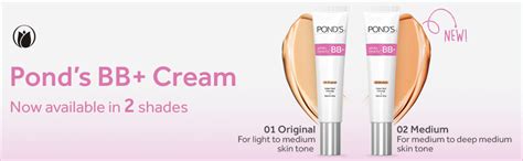 POND'S BB+ Cream, Instant Spot Coverage + Natural Glow, 02 Medium, 50 ...
