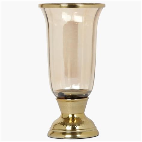 Buy Galaxy-Marigold Hammered Table Hurricane from Home Centre at just ...