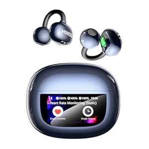 MINISO Open Ear Clip Wireless Earbuds, Lightweight Bluetooth 5.4 Over ...