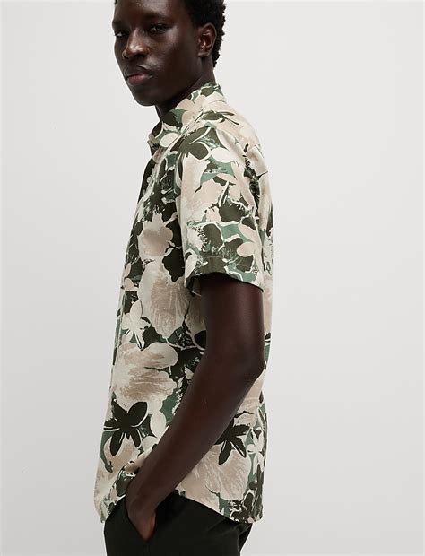 Buy Pure Cotton Hawaiian Shirt at Marks & Spencer
