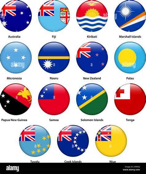 Flags Of All Countries In Oceania at Melva Duran blog