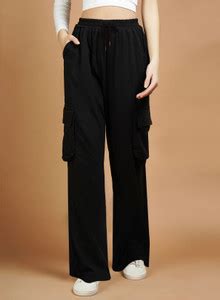 SnapUp Flared Women Black Trousers - Buy SnapUp Flared Women Black ...