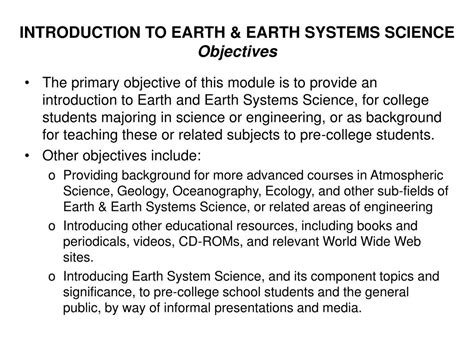 Earth Systems Science Lecture 的图像结果