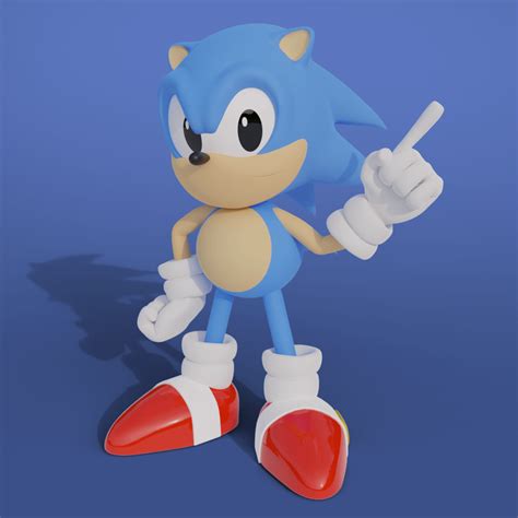 Image result for Sonic Blender Model Tutorial