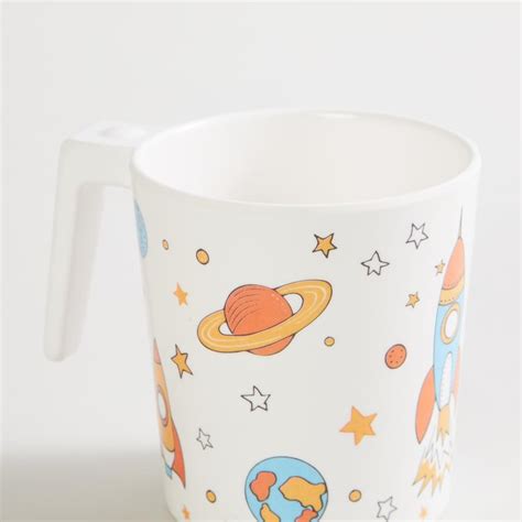 Buy Glee Space White Printed Melamine Large Mug from Home Centre at ...