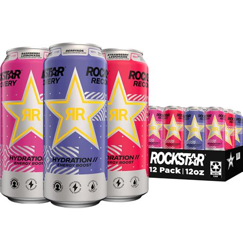 Snapklik.com : Rockstar Recovery Non-Carbonated Energy Drink, 3 Flavor ...