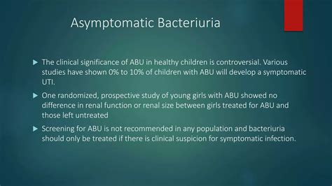UTI in children | PPTX