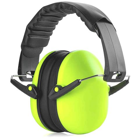 Buy MEDca Hearing Protection Ear Muffs - Lime Green Hearing Protection ...