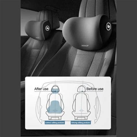 IDEALIMPACT Doctor Neck Pain Relief For Long Drive Car Seat Back Head ...
