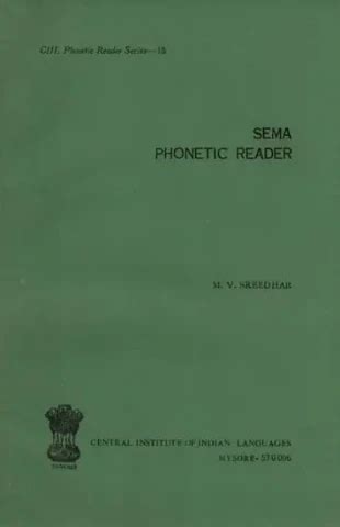 Sema Phonetic Reader (An Old and Rare Book) Buy Books online at low ...