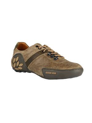 Buy WOODLAND Men's Khaki Sneakers Online