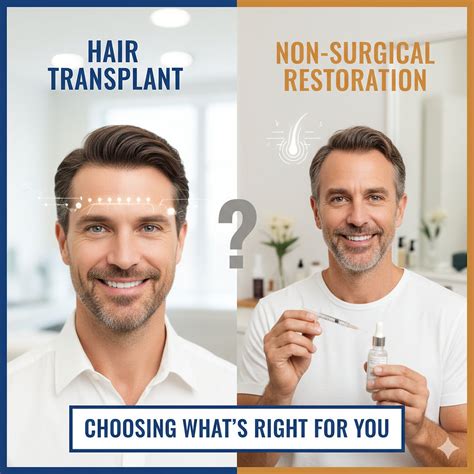 Hair Transplant vs Non-Surgical Hair Restoration: Choosing What’s Right ...