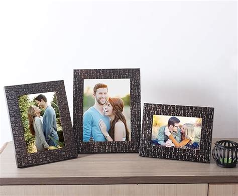 Buy Art Street Copper Lalaveri Set of 3 Photo Frame - Table Top Mix ...