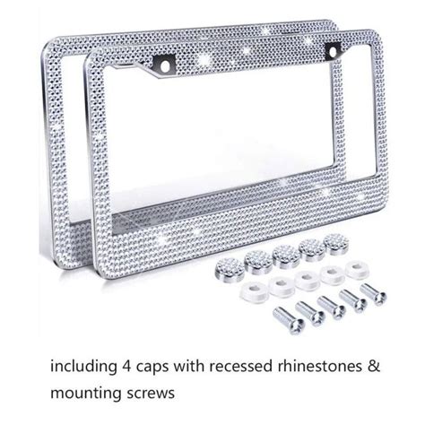 Image result for Custom Bling License Plate Frames