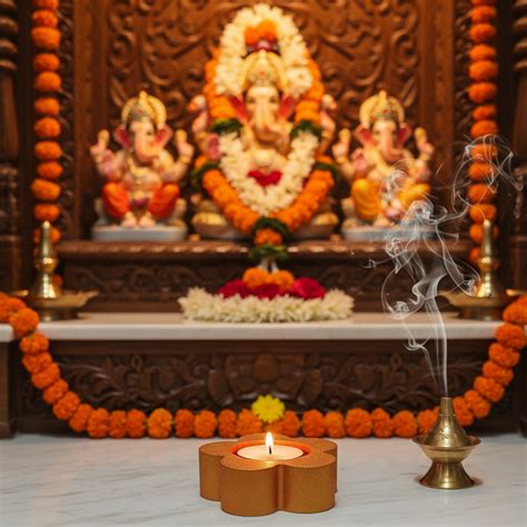 Flower Decorative Diya Multi-Purpose Tealight Candle Holder