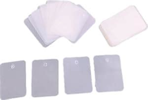 Hope Kart Plastic PVC Card Label Tag with Hole for Clothes Jewellery ...
