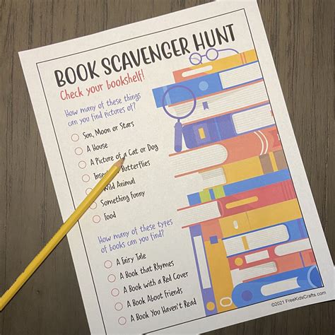 Scavenger Hunt Ideas Library at Carole Barnes blog