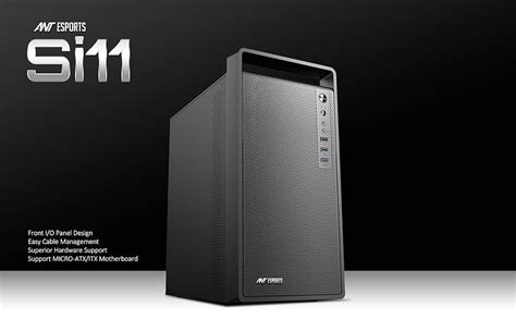 Amazon.in: Buy Ant Esports Si11 Value Series Mid-Tower Computer Case ...