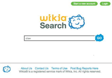 Image result for Wikia Search Engrish