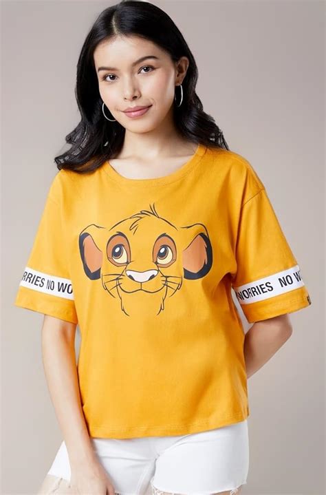 The Souled Store Women Official The Lion King: Super Simba Mustard ...