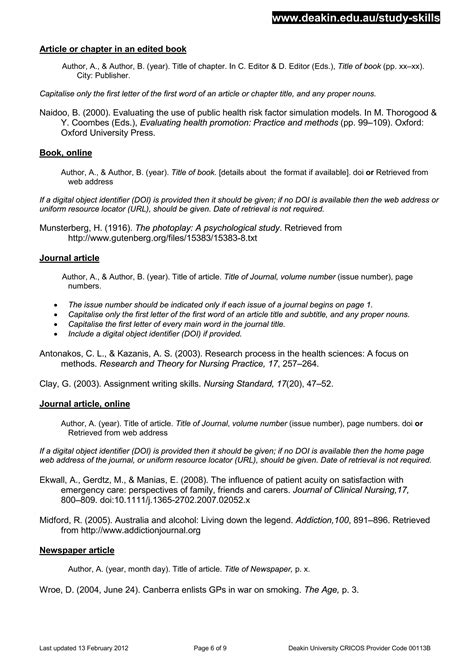 Image result for APA Reference Guide Example