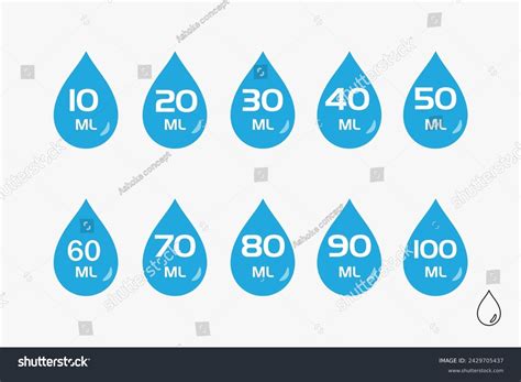 60 Ml Vector Volume 60 Milliliters Stock Vector (Royalty Free ...