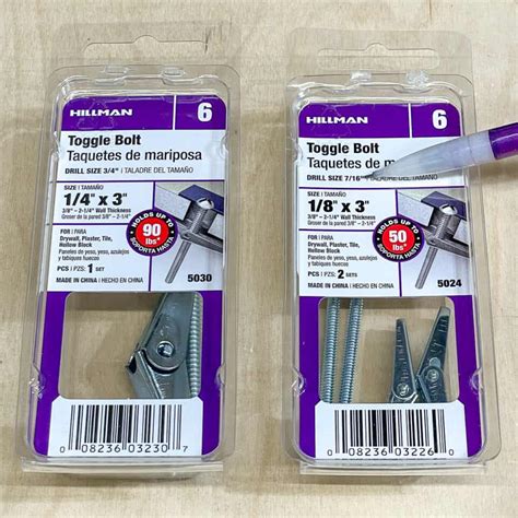 Image result for Toggle Bolt Installation