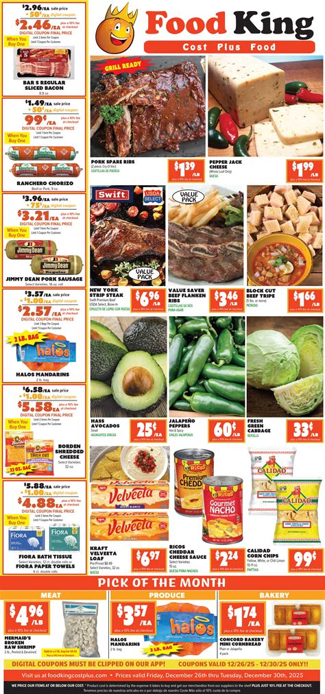 Food King Ad (12/31/25 – 1/6/26) Weekly Flyer Preview