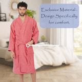 Buy Noble Cotton Adult Bathrobe for Men | Shop Rangoli